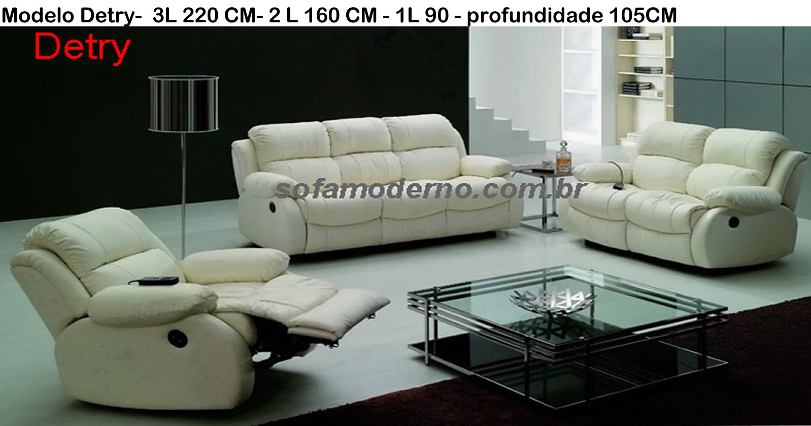 Sofá Elétrico - Sinônimo de Conforto | sofamoderno.com.br